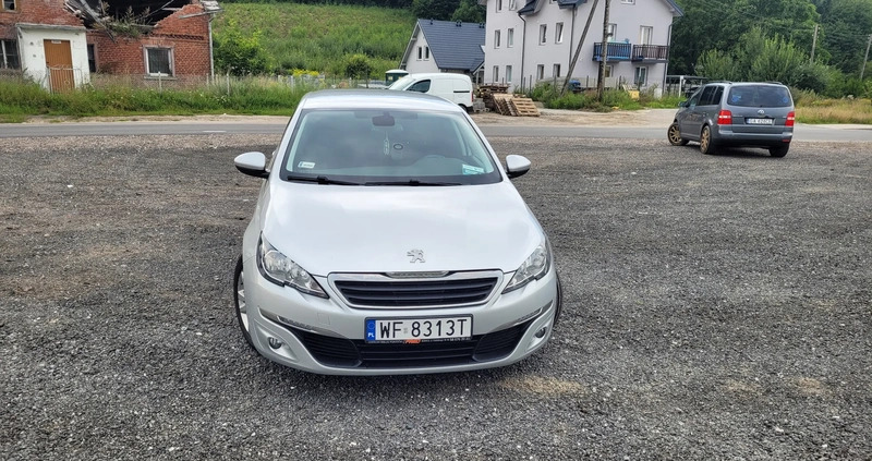 Peugeot 308 cena 38900 przebieg: 143050, rok produkcji 2017 z Gdynia małe 121